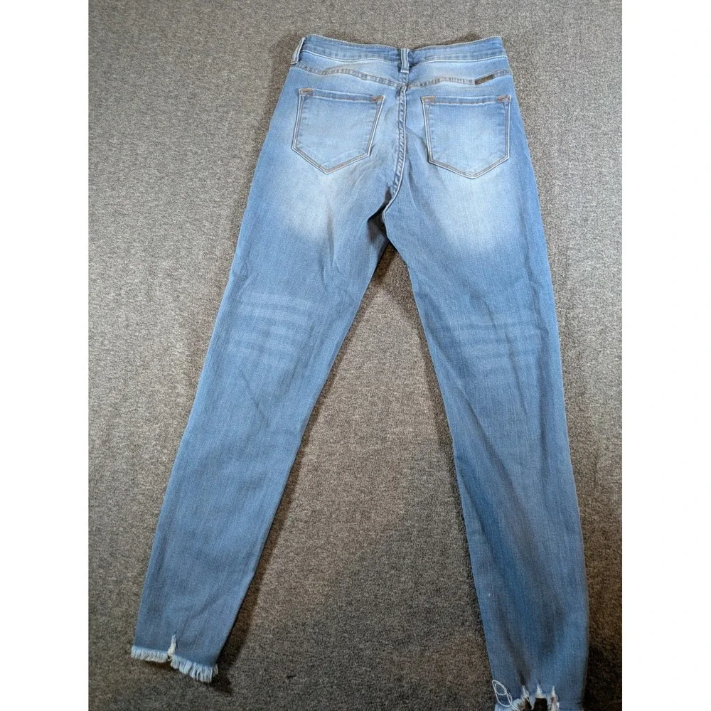 KanCan‎ Jeans Women's 7/27 Button Fly Denim Blue Estilo